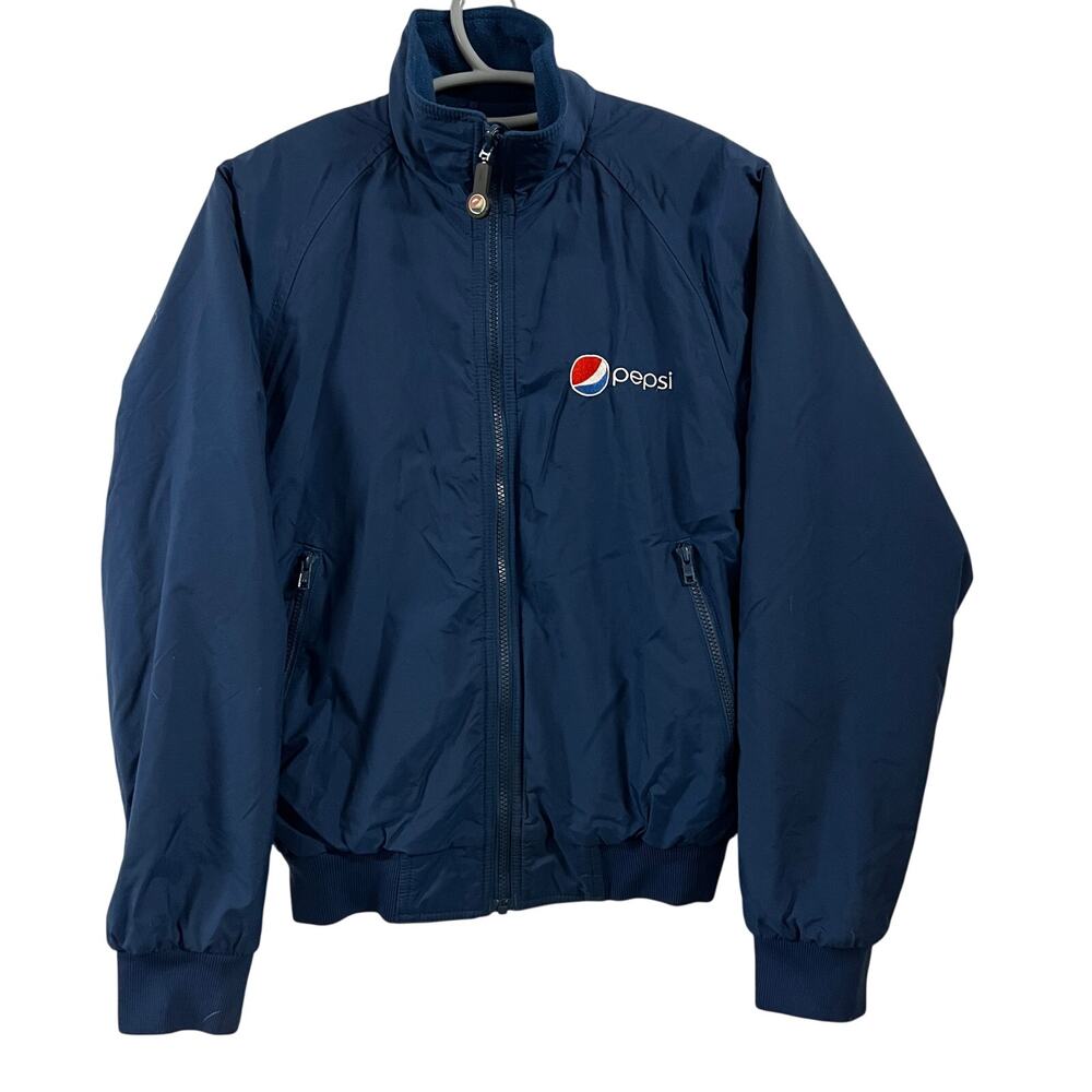 Vintage‎ Y2K Pepsi Fleece Lined Embroidered Jacket - S